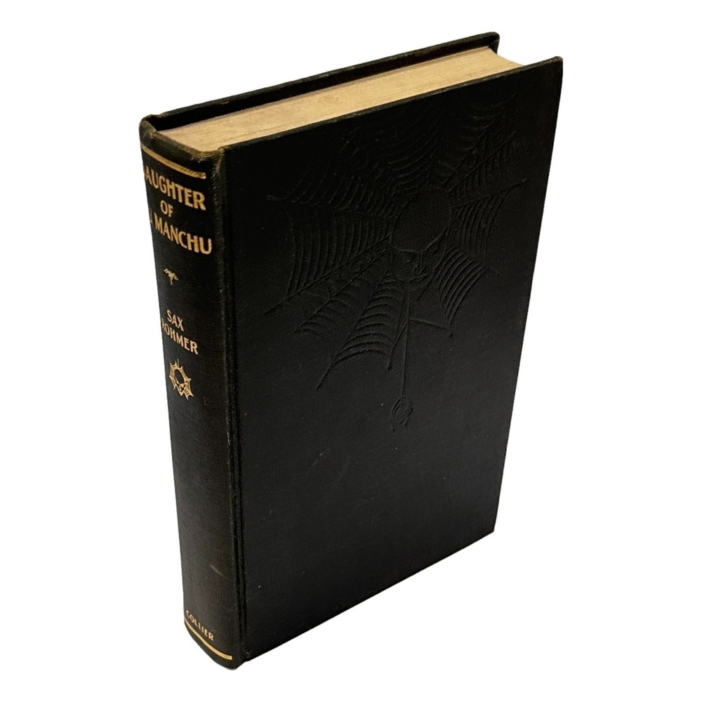 Daughter Fu Manchu Sax Rohmer Book Collier Orient‎ Edition Spider HC 1931